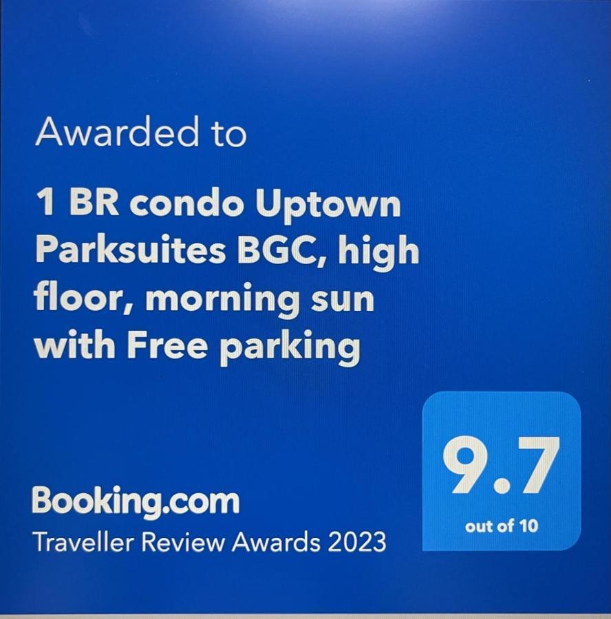 1 Bedroom Condo Uptown Parksuites Bgc, High Floor, Morning Sun Manila Exterior photo